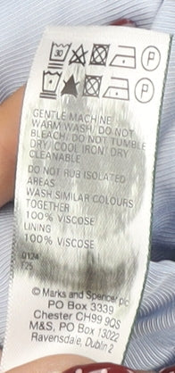 Jaeger Women's Blue Wide-Leg Trousers Size 12