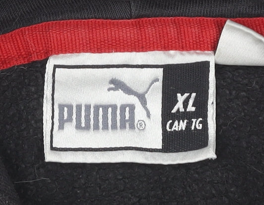 Mens UK Size XL PUMA Black Pullover Hoodie