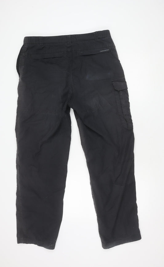 Craghoppers Men's Black Cargo Trousers 34