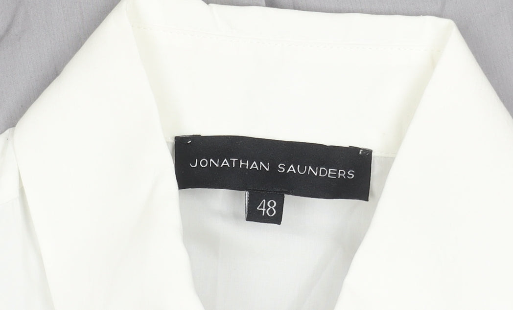 Jonathan Saunders Men's Colourblock Cotton Shirt - Size 48