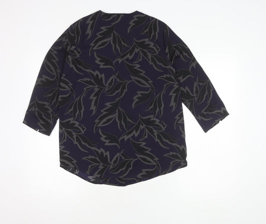 Womens UK Size 10 Marks and Spencer Purple Basic Blouse