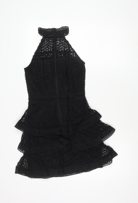 AX Paris Black Lace Bodycon Dress, Women, Size 8