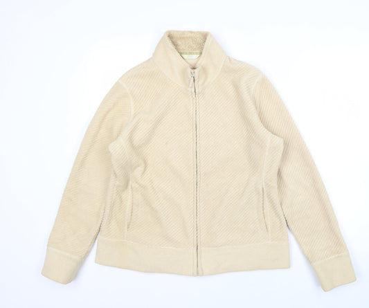 Womens UK Size 14 Marks and Spencer Beige Basic Jacket