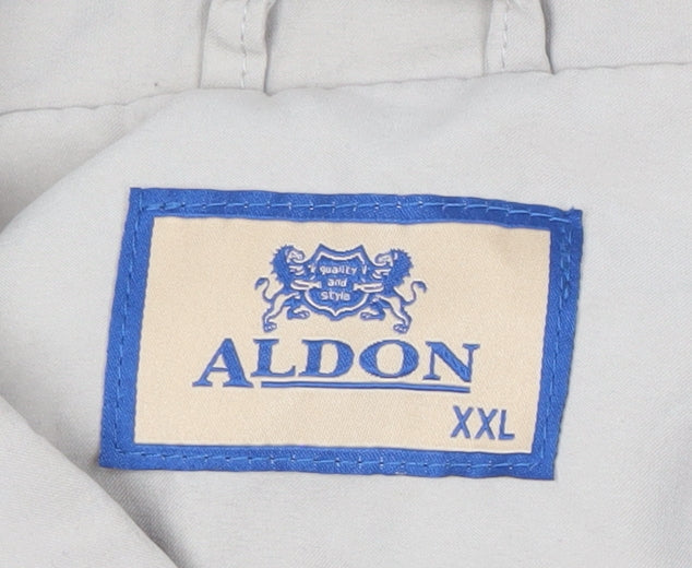 Aldon Men's Beige 2XL Basic Jacket Casual Style