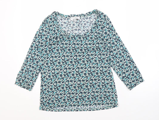 Womens UK Size 12 Laura Ashley Multicoloured Basic Blouse