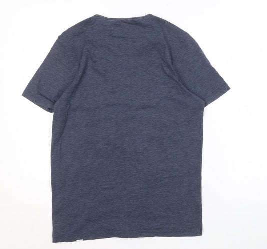 Mens UK Size M JACK & JONES Blue T-Shirt