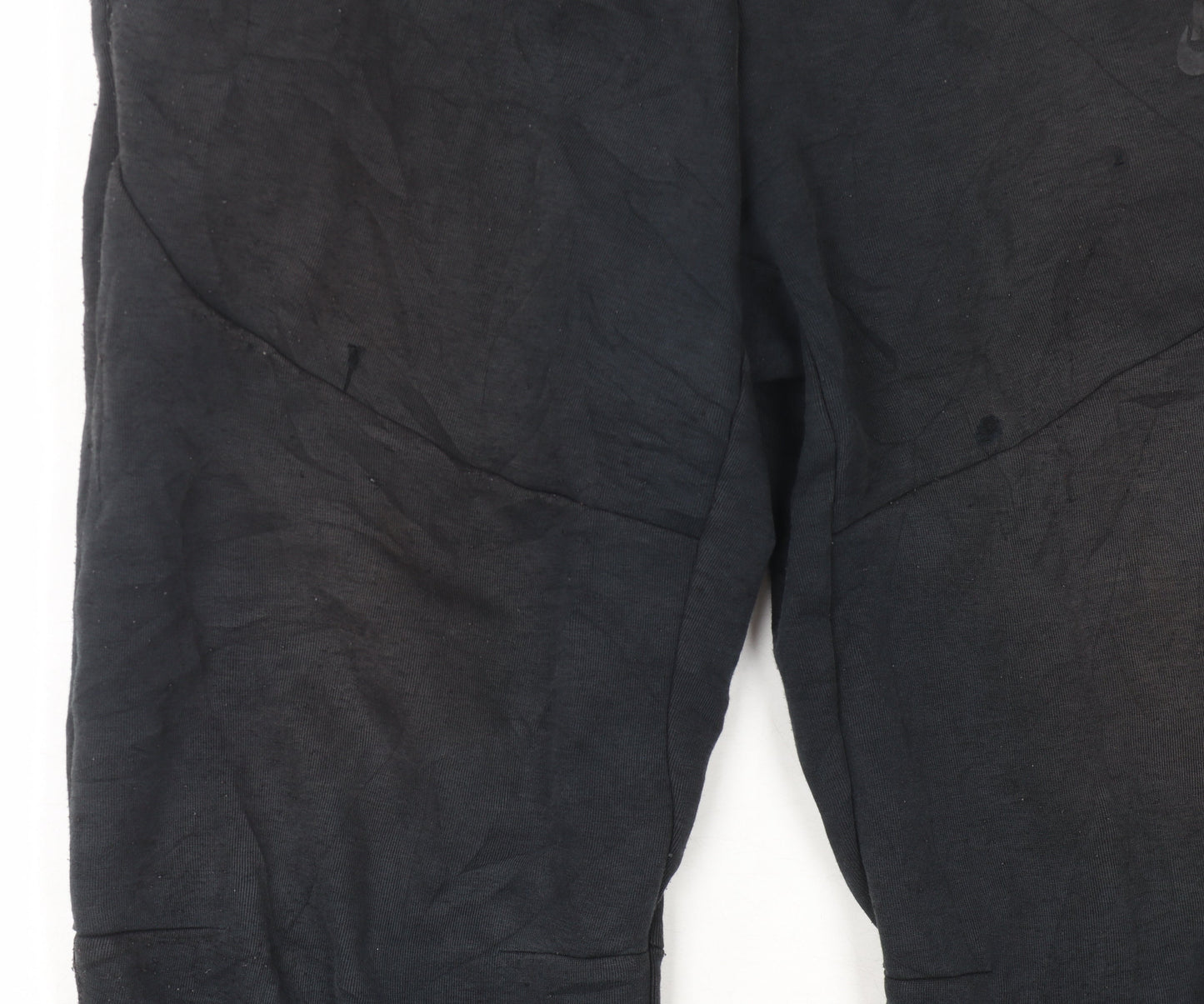 Mens UK Size S Nike Regular Fit Jogger Black Trousers