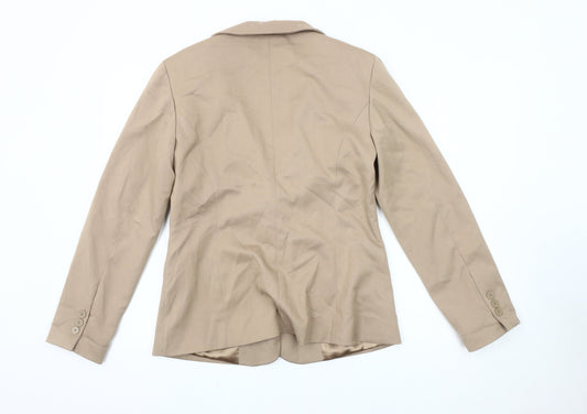 Kaleidoscope Women's Beige Blazer Size 12, Lined, One-Button