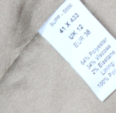 Kaleidoscope Women's Beige Blazer Size 12, Lined, One-Button