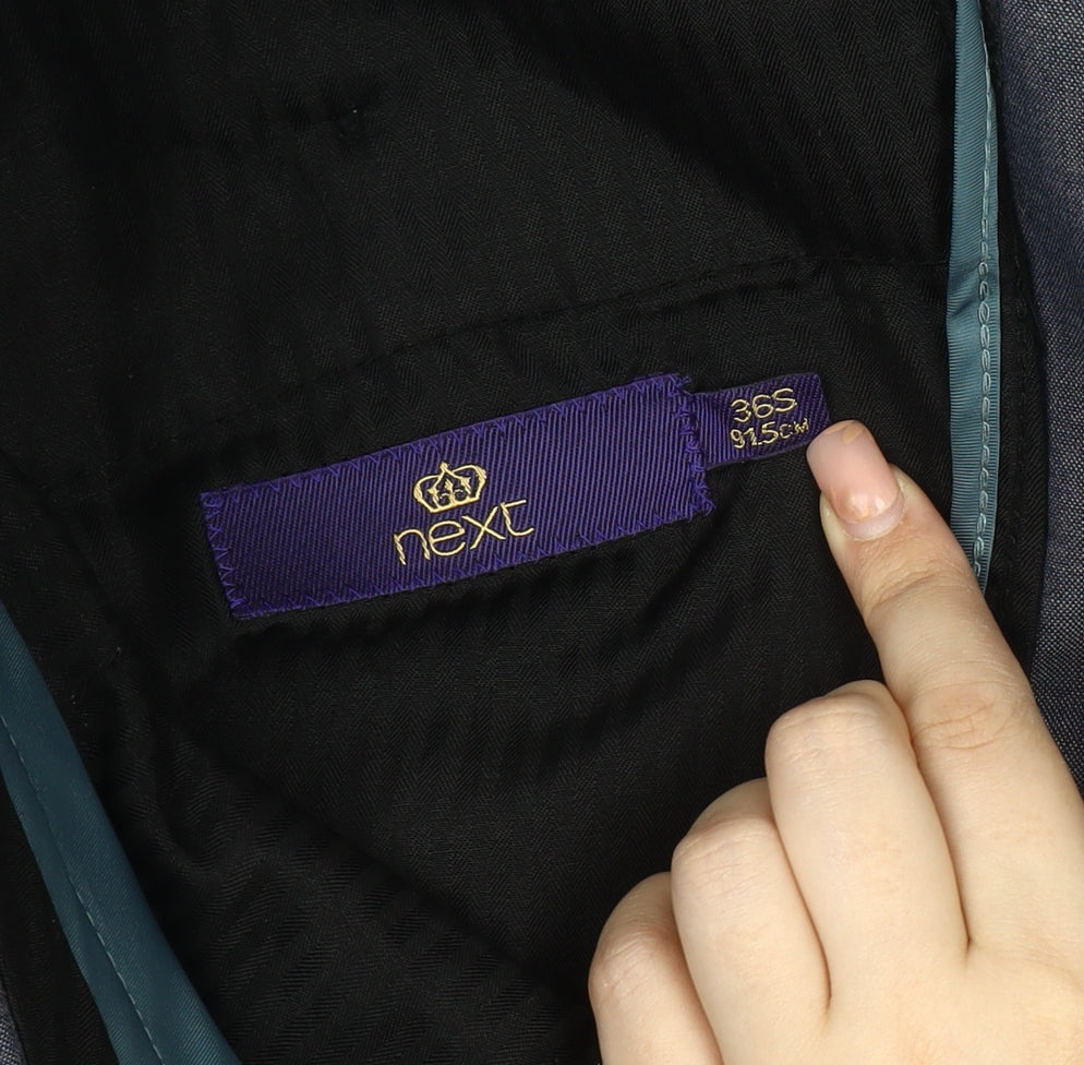 Next Men's Blue Dress Pants, Size 36, Formal