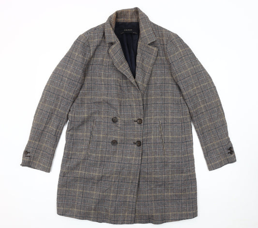Womens UK Size 12 Zara Multicoloured Overcoat