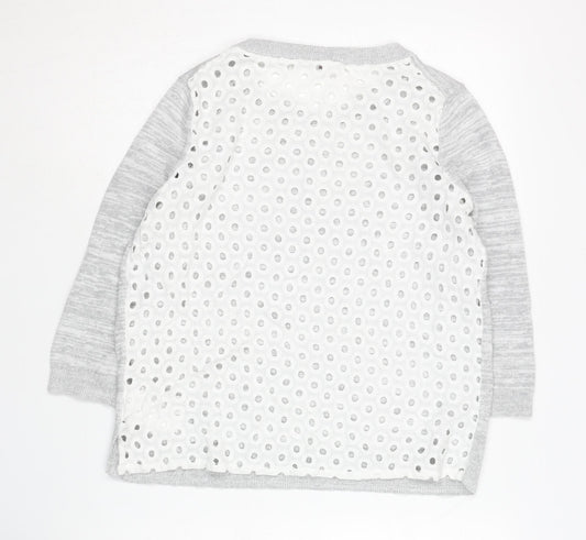 Gap Women's Grey Crew Neck Pullover Jumper M