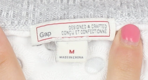 Gap Women's Grey Crew Neck Pullover Jumper M