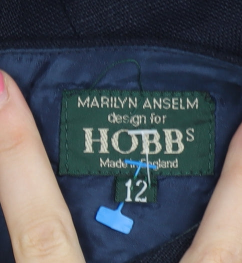 Hobbs Women Blue Scoop Neck Dress Size 12