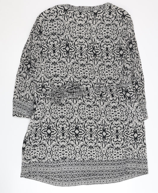Rocha, John Rocha Women's Black Geometric Dress, Size 20