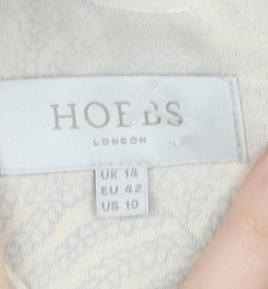 Hobbs Women's Multicoloured Floral Silk Dress, Size 14