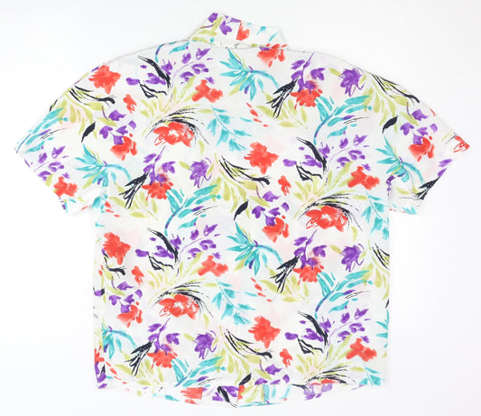 Jacques Vert Women's Multicoloured Floral Blouse Size 12