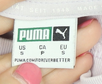 Puma Men's Pink Crew Neck T-Shirt, Size S, Short Sleeve