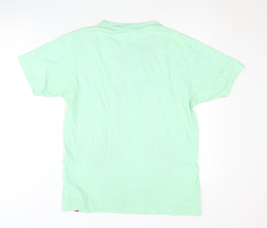 New Balance Men's Green Short Sleeve T-Shirt