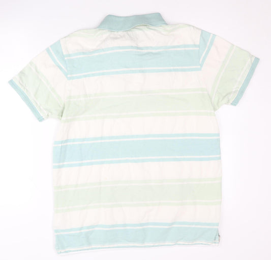 Mantaray Men's Multicoloured Striped Polo M