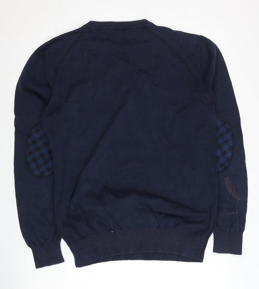 Jack & Jones Men's Blue XL Pullover Crew Neck Jumper