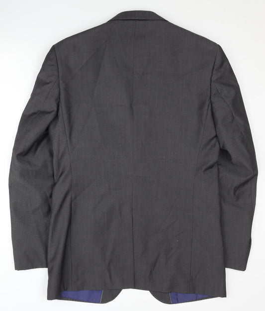 Mens UK Size 38 Marks and Spencer Regular Grey Suit Jacket