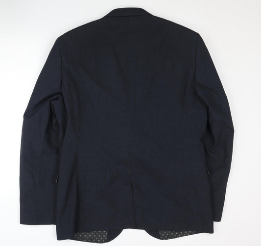 Mens UK Size 44 NEXT Regular Blue Suit Jacket