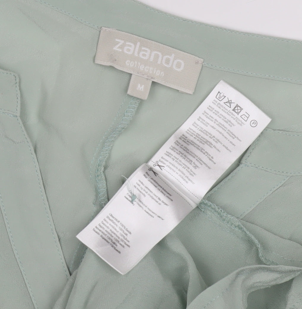 Zalando Collection Green Tunic Blouse for Women, Size M