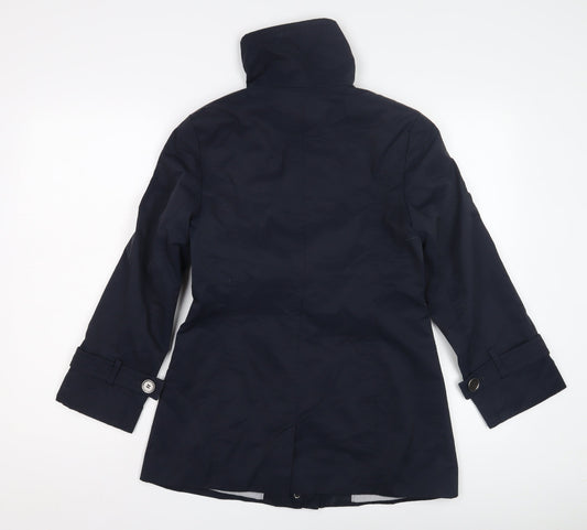 Precis Petite Women's Blue Mid-Length Overcoat Size 12