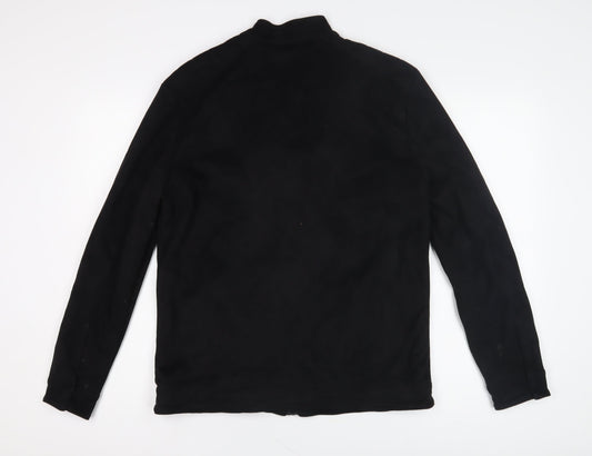 Mens UK Size S Process Black Black Basic Jacket