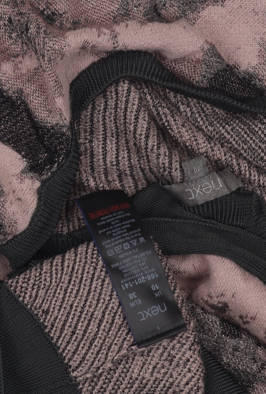 Womens UK Size 10 NEXT Pink Pullover Jumper