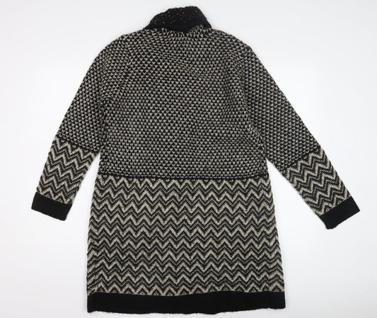 Womens UK Size M Marks and Spencer Black Cardigan Jumper