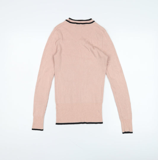 Womens UK Size 8 Marks and Spencer Pink Pullover Jumper