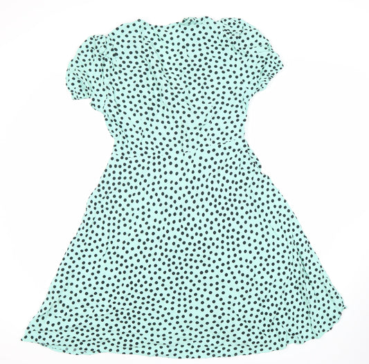 M&S Women's Polka Dot Viscose Dress