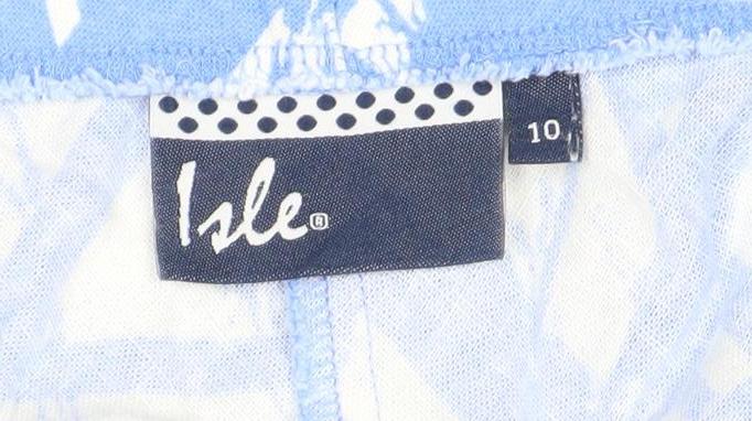 Isle Women's Blue Geometric Skirt Size 10
