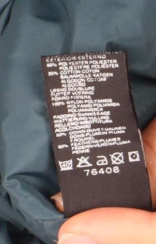 Unisex Adults UK Size 10 C&A Green Parka Coat