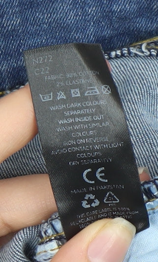 By Very Women's Blue Regular Fit Jeans Size 10