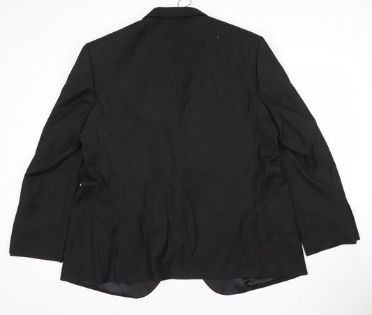 Mens UK Size 48 Marks and Spencer Regular Black Suit Jacket