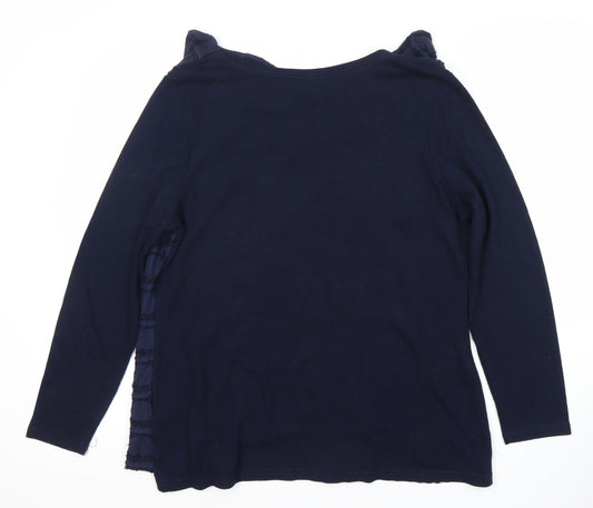 Womens UK Size L Klass Blue Tunic T-Shirt