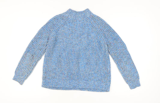 Womens UK Size 10 John Lewis & Partners Blue Pullover Jumper