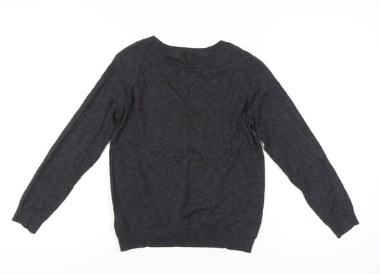 Womens UK Size 8 Marks and Spencer Grey Pullover Jumper