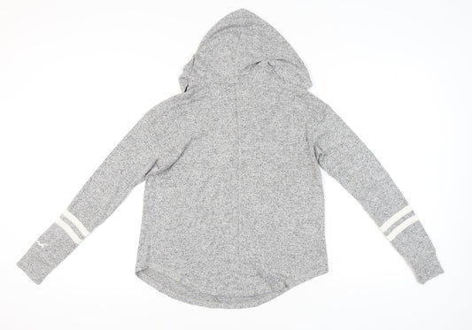 Hollister Women's Grey Pullover Hoodie, Size S, Casual