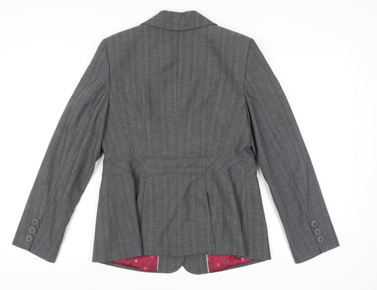 Next Women's Grey Blazer - Size 16, Classic Fit