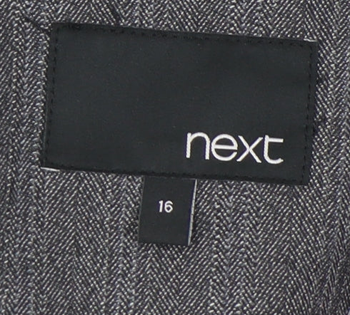 Next Women's Grey Blazer - Size 16, Classic Fit