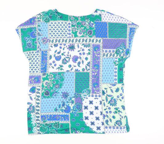 Womens UK Size 14 Bonmarché Multicoloured T-Shirt