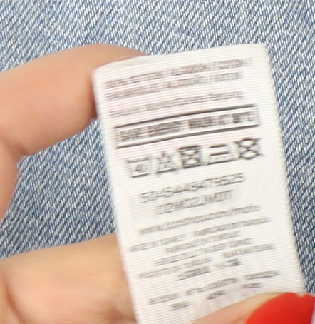 Topshop Women’s Blue Straight Jeans Size 10