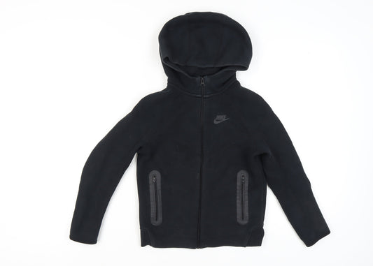 Nike Girls Black Full Zip Hoodie M