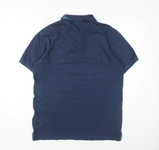 Gant Men's Blue XL Polo Shirt, Short Sleeve