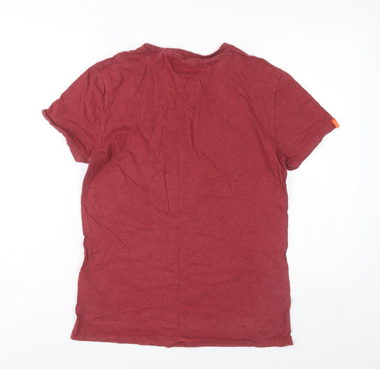 Superdry Men's Red Medium Crew Neck T-Shirt