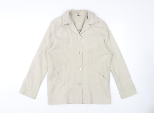Womens UK Size 12 Klass Collection Beige Basic Jacket